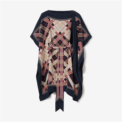 burberry printed cape